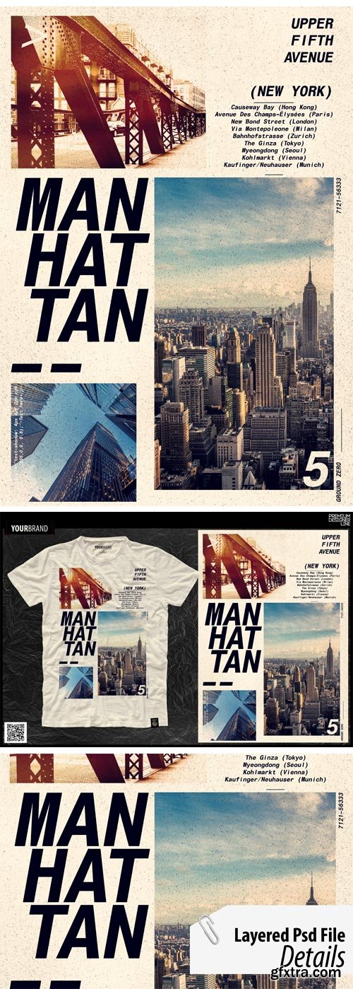 CM 1276284 - New York City T-Shirt Print