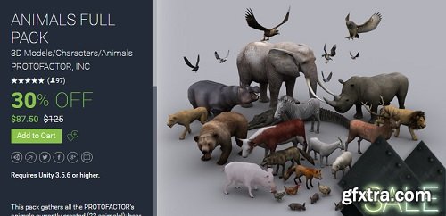 Unity Asset &ndash; ANIMALS FULL PACK 1.14