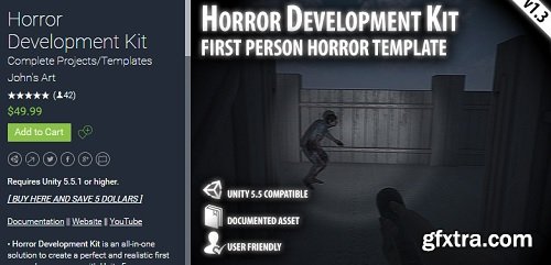 Unity Asset &ndash; Horror Development Kit v1.3