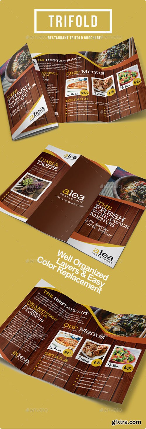 GR - Alea Restaurant Trifold Brochure 9128819