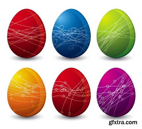 Easter eggs 3 - 6 UHQ JPEG