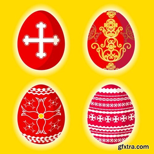 Easter eggs 3 - 6 UHQ JPEG