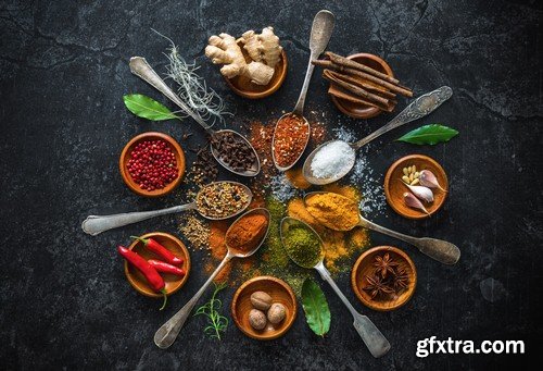 Herbs and spices - 5 UHQ JPEG