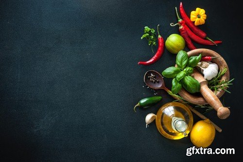 Herbs and spices - 5 UHQ JPEG