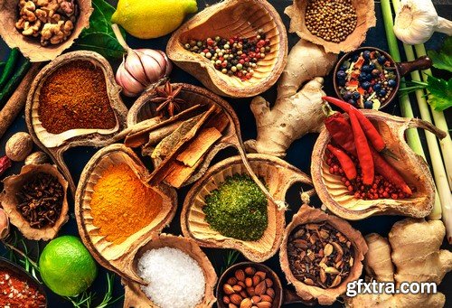 Herbs and spices - 5 UHQ JPEG