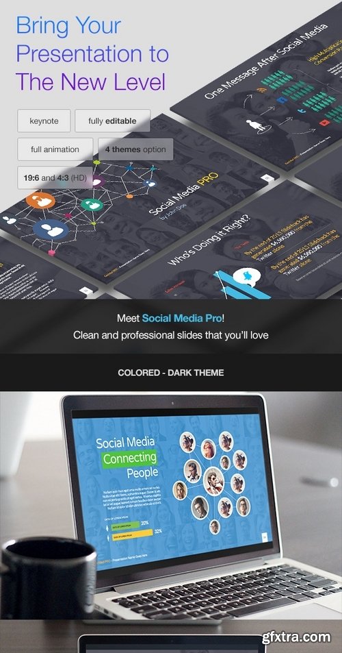 GraphicRiver - Social Media PRO - Keynote Template 7822256