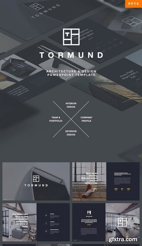 GraphicRiver - Thormund - Design & Portfolio Powerpoint Template 19387581