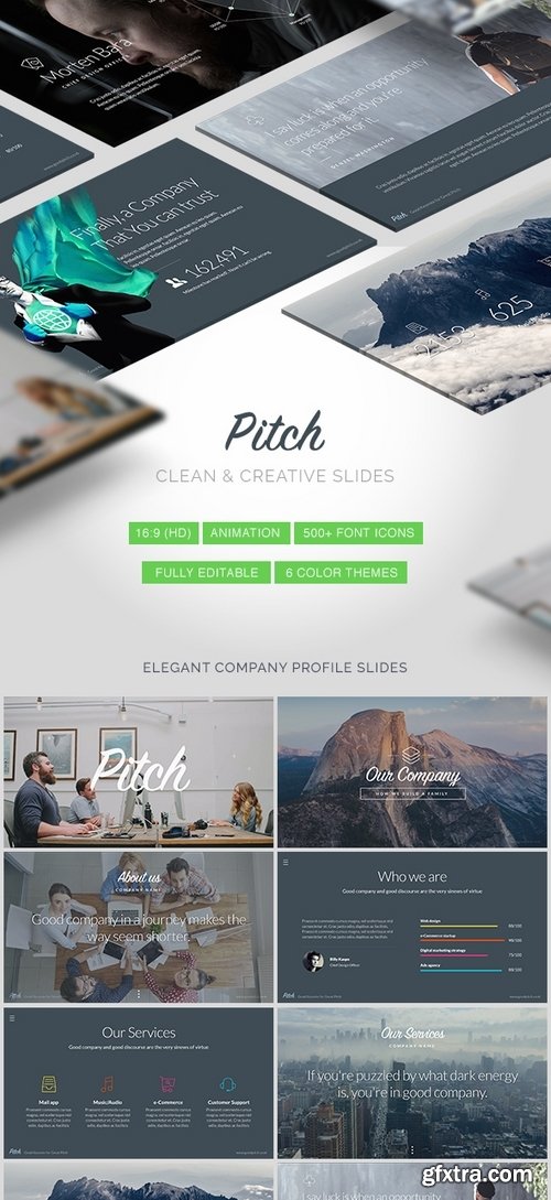 GraphicRiver - Pitch - Modern Keynote Template 14260224