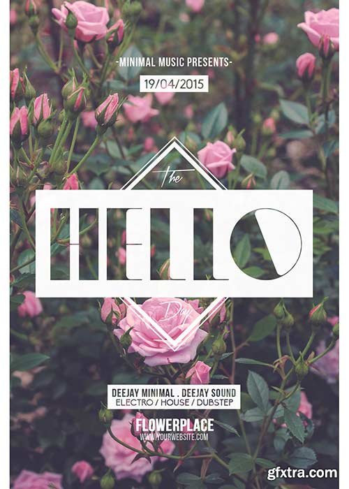 The Hello Day V15 Flyer Template