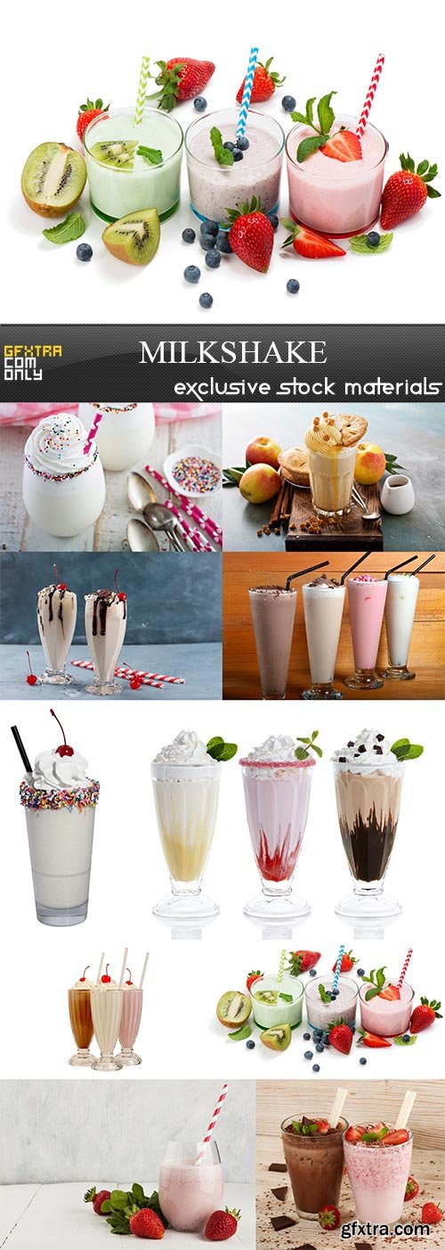 Milkshake, 10 x UHQ JPEG