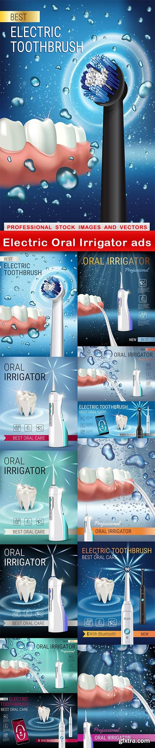 Electric Oral Irrigator ads - 13 UHQ JPEG