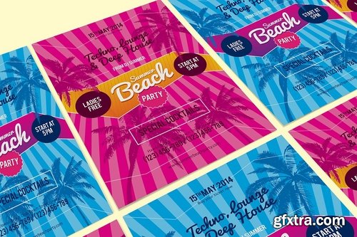 GraphicRiver - Summer Beach Party Poster Template 11604719