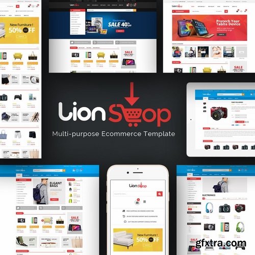 ThemeForest - Lion - Responsive Magento Theme 19673025