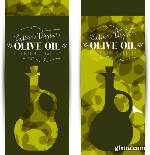 Olive oil banner - 9 EPS