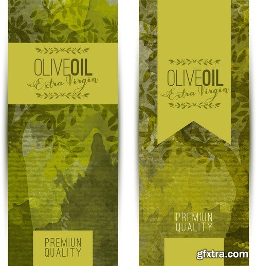 Olive oil banner - 9 EPS