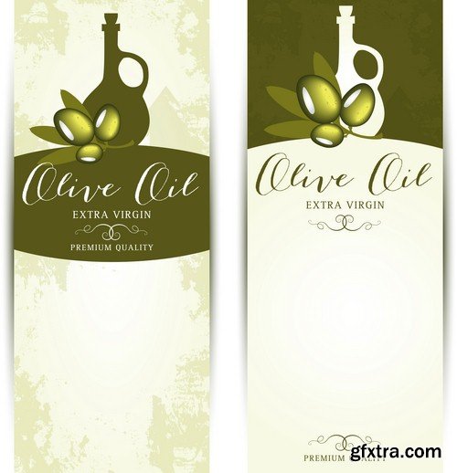 Olive oil banner - 9 EPS