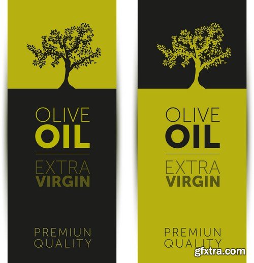 Olive oil banner - 9 EPS