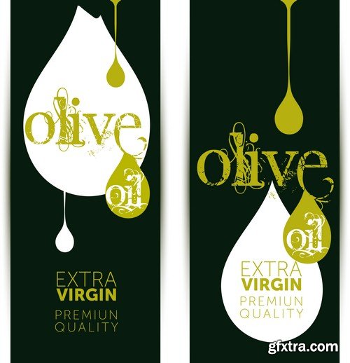 Olive oil banner - 9 EPS