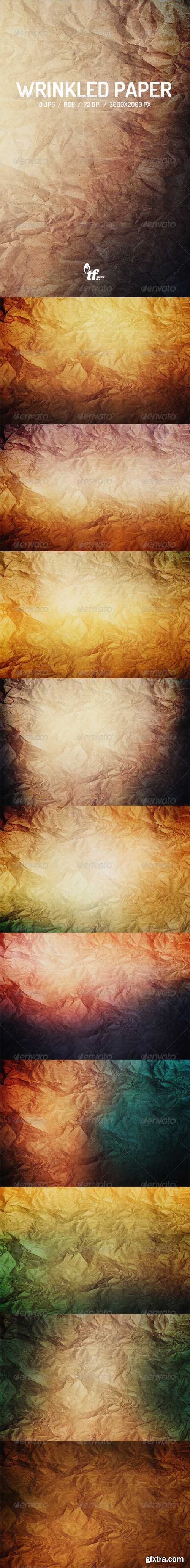 GR - Wrinkled Paper Backgrounds 7864185