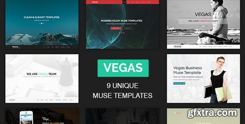ThemeForest - Vegas - Multipurpose One Page Muse Templates 19203547T