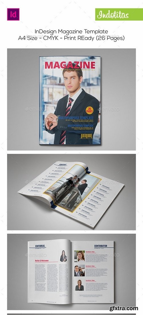 GraphicRiver - InDesign Magazine Template 9073383