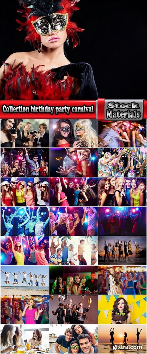 Collection birthday party carnival holiday holiday group of people 25 HQ Jpeg