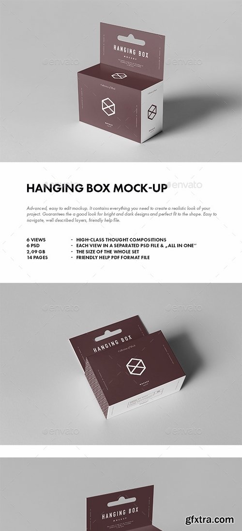 GraphicRiver - Hanging Box Mock-up 19656456