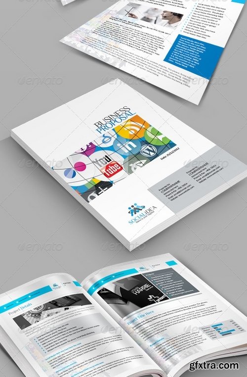 GraphicRiver - Socialidea Clean Business Proposal 3490838