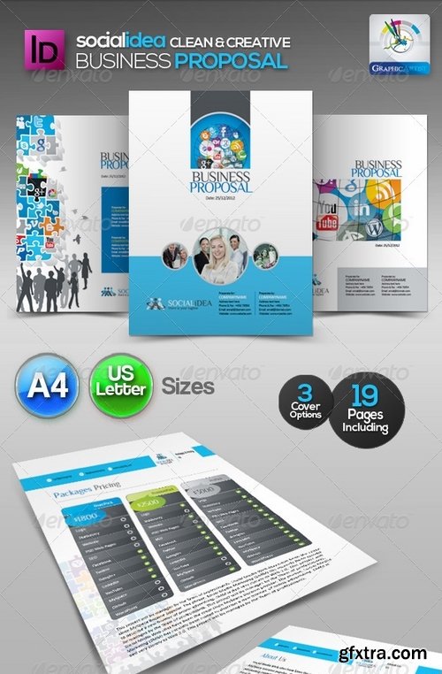 GraphicRiver - Socialidea Clean Business Proposal 3490838