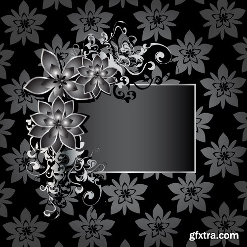 Collection of abstract background is an example of a template wallpapers 7-25 EPS