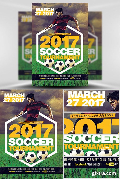 2017 Soccer Tournament Flyer Template v2