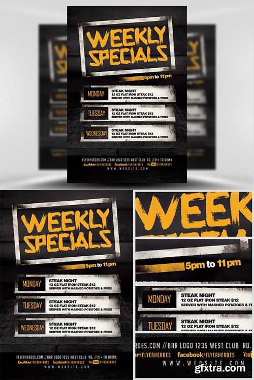 Weekly Specials Flyer Template