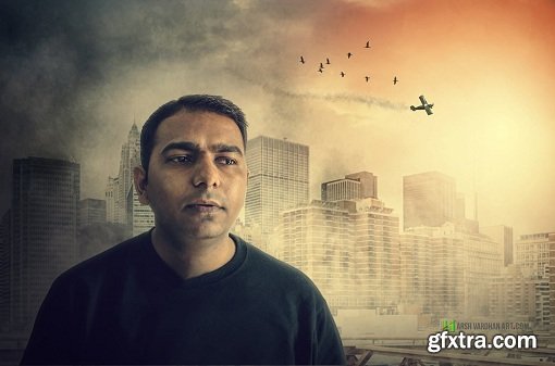 Learn Photo Manipulation- City Under Attack Photomanipulation in Adobe Photoshop