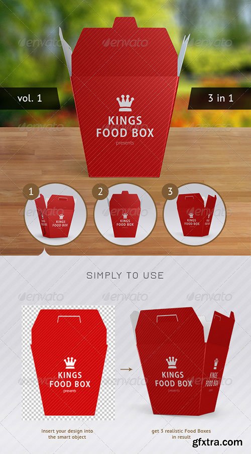 GraphicRiver - Food Box Vol.1 Mock-up Template 2585949