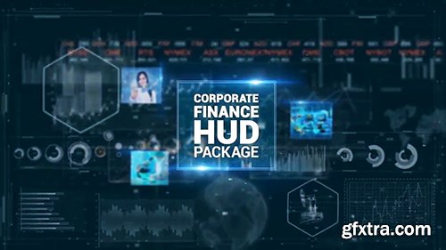 Videohive Corporate Finance HUD Pack and Opener 17642810