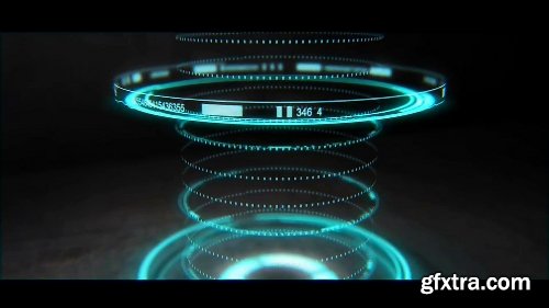 Videohive Hi-tech HUD Logo Reveal 17570074