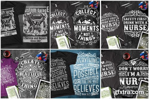 CreativeMarket T-Shirt Design Collection Pack 1 1324560