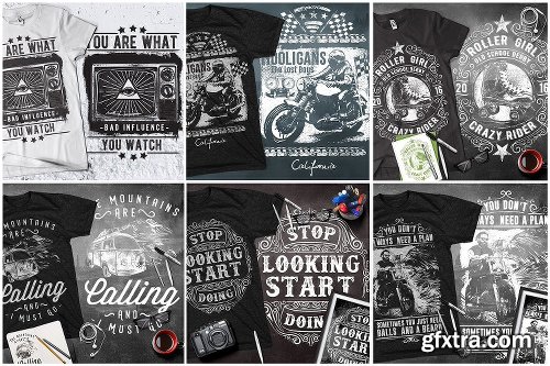 CreativeMarket T-Shirt Design Collection Pack 1 1324560