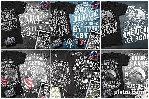 CreativeMarket T-Shirt Design Collection Pack 1 1324560