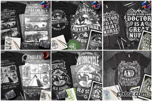 CreativeMarket T-Shirt Design Collection Pack 1 1324560