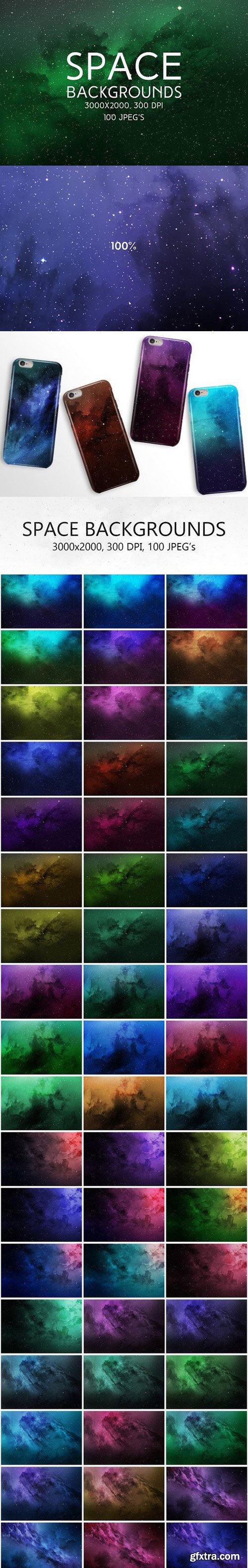 CM - 100 Space Backgrounds 1329340