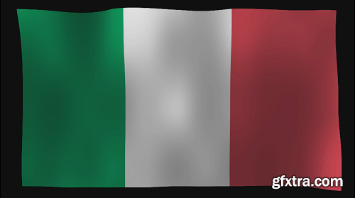 Italy Flag Loop 4K