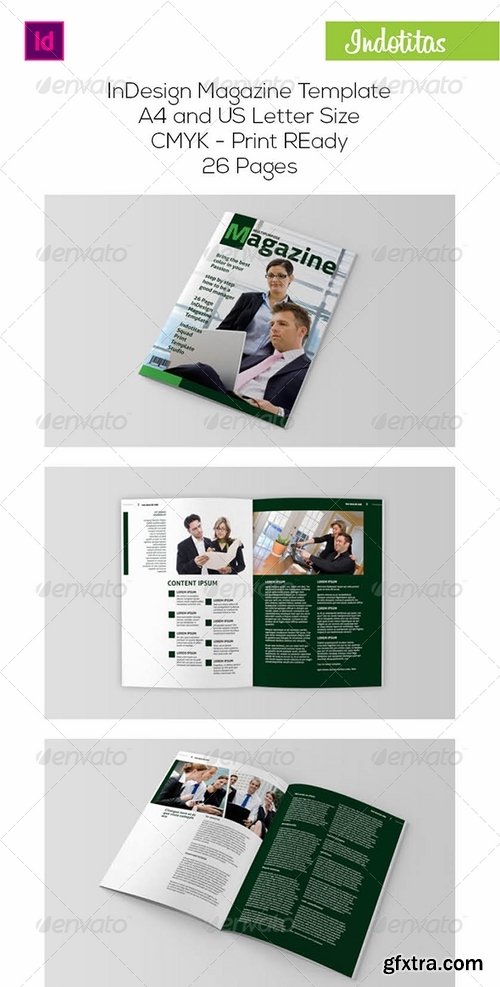 GraphicRiver - Corporate InDesign Magazine Template 7487064