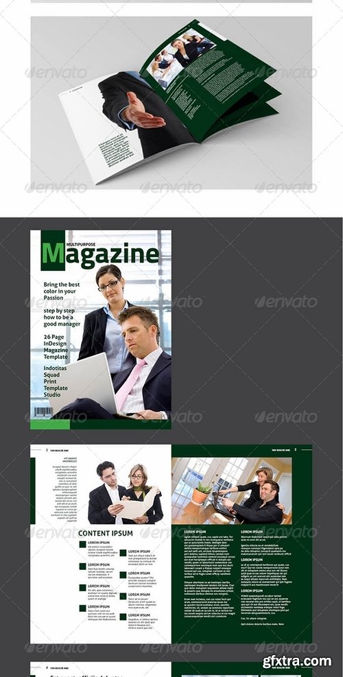 GraphicRiver - Corporate InDesign Magazine Template 7487064