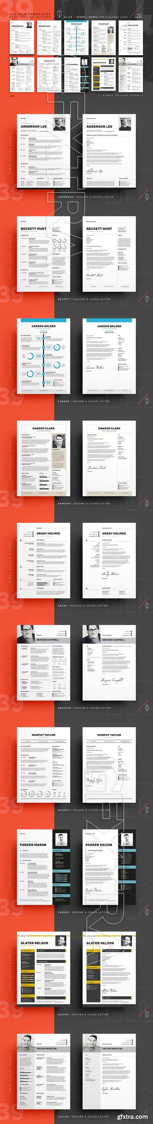 CM - Final Resume CV Bundle 1363375