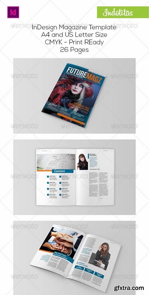 GraphicRiver - InDesign Magazine Template 7396286