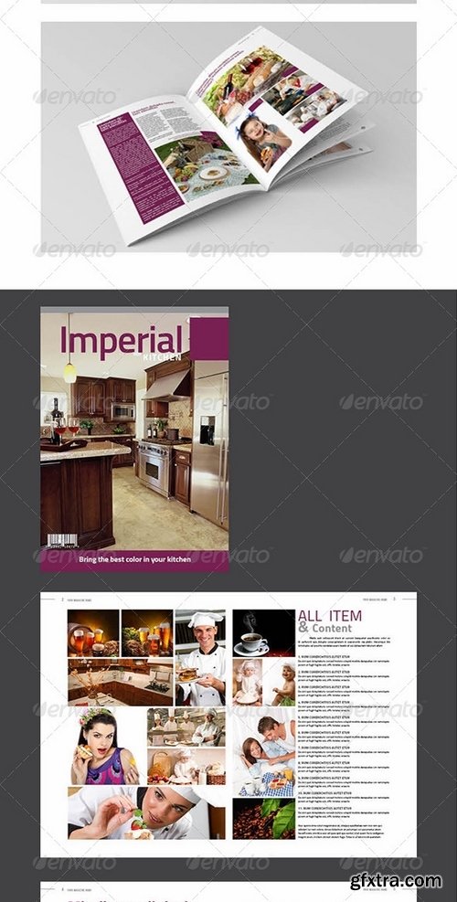 GraphicRiver - Kitchen InDesign Magazine Template 7283396