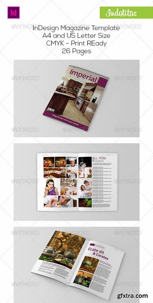 GraphicRiver - Kitchen InDesign Magazine Template 7283396