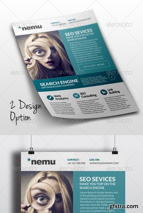 GraphicRiver - SEO Marketing Flyer 7410392