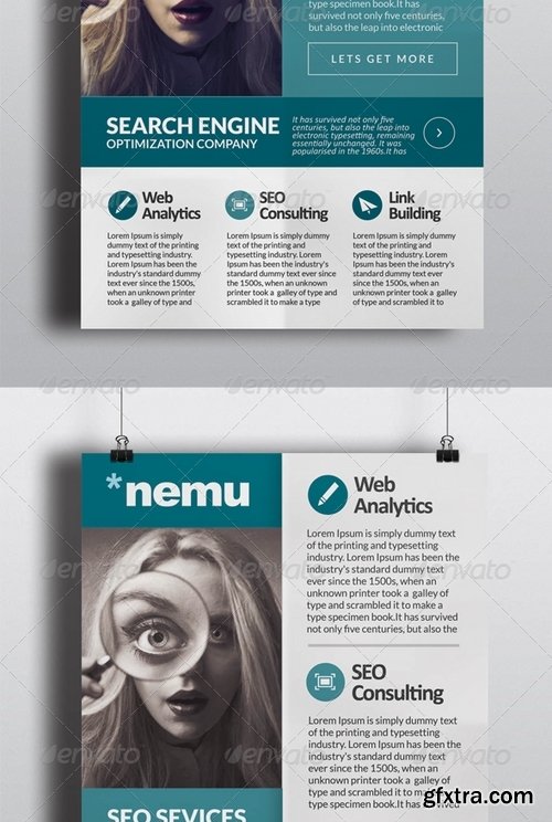 GraphicRiver - SEO Marketing Flyer 7410392